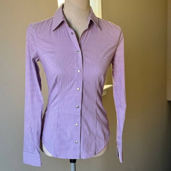 Armani Exchange Women’s Fitted Stretch Shirt - Size small - Picture 1 of 8